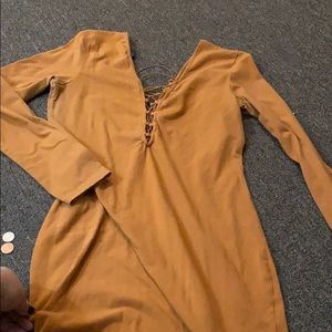 Tan dress